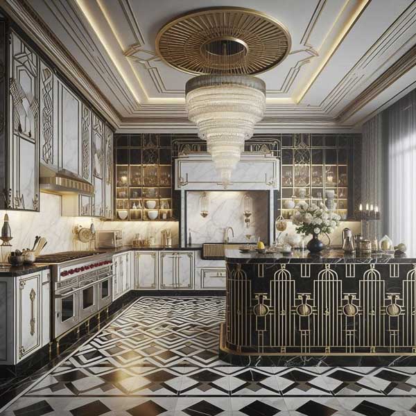 art deco stílusú konyhák - KONYHABUTIK